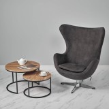 Кресло EGG CHAIR натуральная кожа недорого