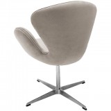 Кресло SWAN STYLE CHAIR латте, искусственная замша от производителя