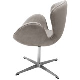 Кресло SWAN STYLE CHAIR латте, искусственная замша купить