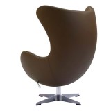 Кресло EGG STYLE CHAIR коричневый, экокожа от производителя
