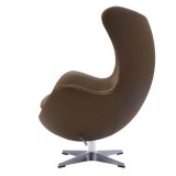 Кресло EGG STYLE CHAIR коричневый, экокожа от производителя
