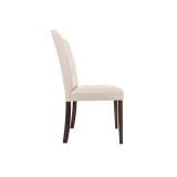 Madina dark walnut / fabric cream Стул деревянный купить
