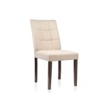 Madina dark walnut / fabric cream Стул деревянный недорого