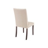 Madina dark walnut / fabric cream Стул деревянный фото