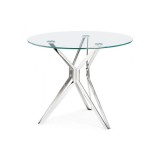 Саито 80 white / chrome Обеденная группа распродажа