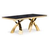 Гилай black / gold Обеденная группа купить