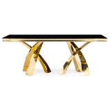 Гилай black / gold Обеденная группа купить