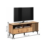 Либерти 51.06 дуб вотан / черная / профиль Masa Decor дуб вотан купить