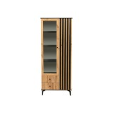 Либерти 51.02 дуб вотан / черная / профиль Masa Decor дуб вотан  купить