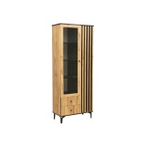 Либерти 51.02 дуб вотан / черная / профиль Masa Decor дуб вотан  недорого