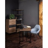 Комод с 5 ящиками Loft Дуб табак/Графит недорого