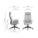 Leo light gray / dark gray Офисное кресло купить