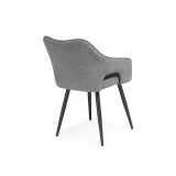 Hera dark gray / black Стул на металлокаркасе купить