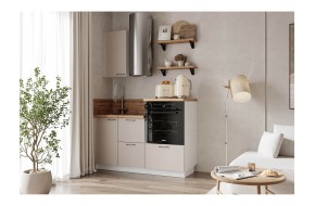 Кухонный гарнитур КГ 1500 ПВХ, Магнолия Арника РМ .2