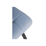 Bruk light blue / black Стул на металлокаркасе купить