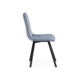 Bruk light blue / black Стул на металлокаркасе от производителя