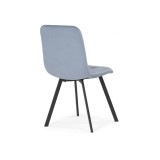 Bruk light blue / black Стул на металлокаркасе купить