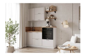 Кухонный гарнитур КГ 1650 ПВХ, Магнолия Арника РМ