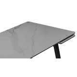 Джек 140(200)х80 серый мрамор larka grey / черный недорого