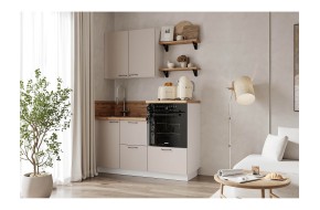 Кухонный гарнитур КГ 1500 ПВХ, Магнолия Арника РМ