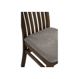 Арлет ткань Tenerife stone / орех Стул деревянный недорого