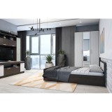Кровать 90х200 с проложками ДСП Фиеста LIGHT, венге / лоредо распродажа