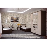 Кровать 90х200 с проложками ДСП Фиеста LIGHT, венге / лоредо от производителя