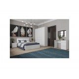 Кровать 160x200 с настилом из ДСП Плейона, белый купить