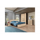 Кровать 160x200 с настилом из ДСП Плейона, венге распродажа