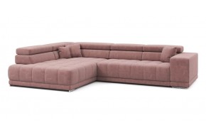 Диван прямой Satellite-S с угловой макси секцией и приставной секцией 323 прямой Брусничный