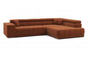 Диван прямой Satellite-S с угловой макси секцией и приставной секцией 323 прямой Коралл