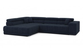 Диван прямой Satellite-S с угловой макси секцией и приставной секцией 323 прямой Синий