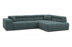 Диван прямой Satellite-S с угловой макси секцией и приставной секцией 323 прямой Изумрудный