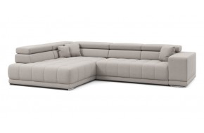Диван прямой Satellite-S с угловой макси секцией и приставной секцией 323 прямой Серо-бежевый