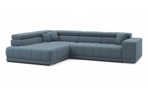 Диван прямой Satellite-S с угловой макси секцией и приставной секцией 323 прямой Синий