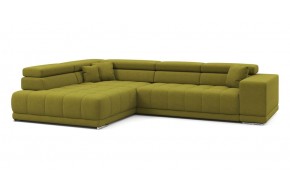 Диван прямой Satellite-S с угловой макси секцией и приставной секцией 323 прямой Оливковый