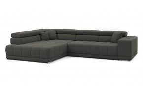 Диван прямой Satellite-S с угловой макси секцией и приставной секцией 323 прямой Серый