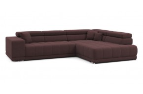 Диван прямой Satellite-S с угловой макси секцией и приставной секцией 323 прямой Бордовый