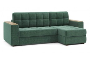 Угловой диван Гринвич NEXT 22 узкие подлокотники декор дуб каньон