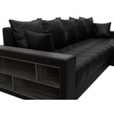 Диван угловой с декором и полкой Лидиа-050 НПБ от производителя