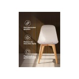 Vart clear / wood Пластиковый стул от производителя