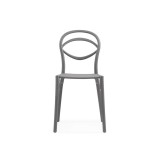 Simple gray Пластиковый стул фото