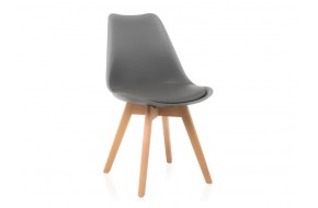 Стул Bonuss dark gray Пластиковый