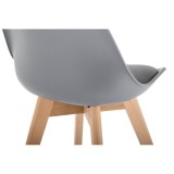 Bonuss dark gray Пластиковый стул недорого