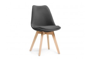 Стул Bonuss dark gray / wood деревянный