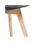 Bonuss dark gray / wood Стул деревянный фото