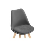 Bonuss dark gray / wood Стул деревянный распродажа