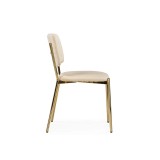 Armond beige / gold Стул на металлокаркасе фото