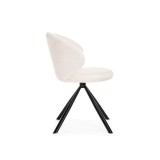 Solomon крутящийся white / black Стул на металлокаркасе недорого