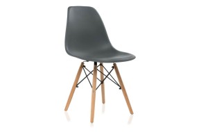 Стул Eames PC-015 grey деревянный